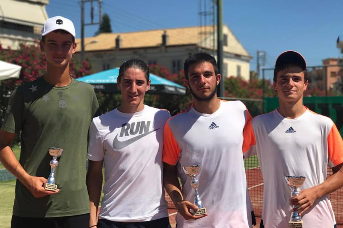 Οι πρωταθλητές στο διπλό του Corfu Cup 2017