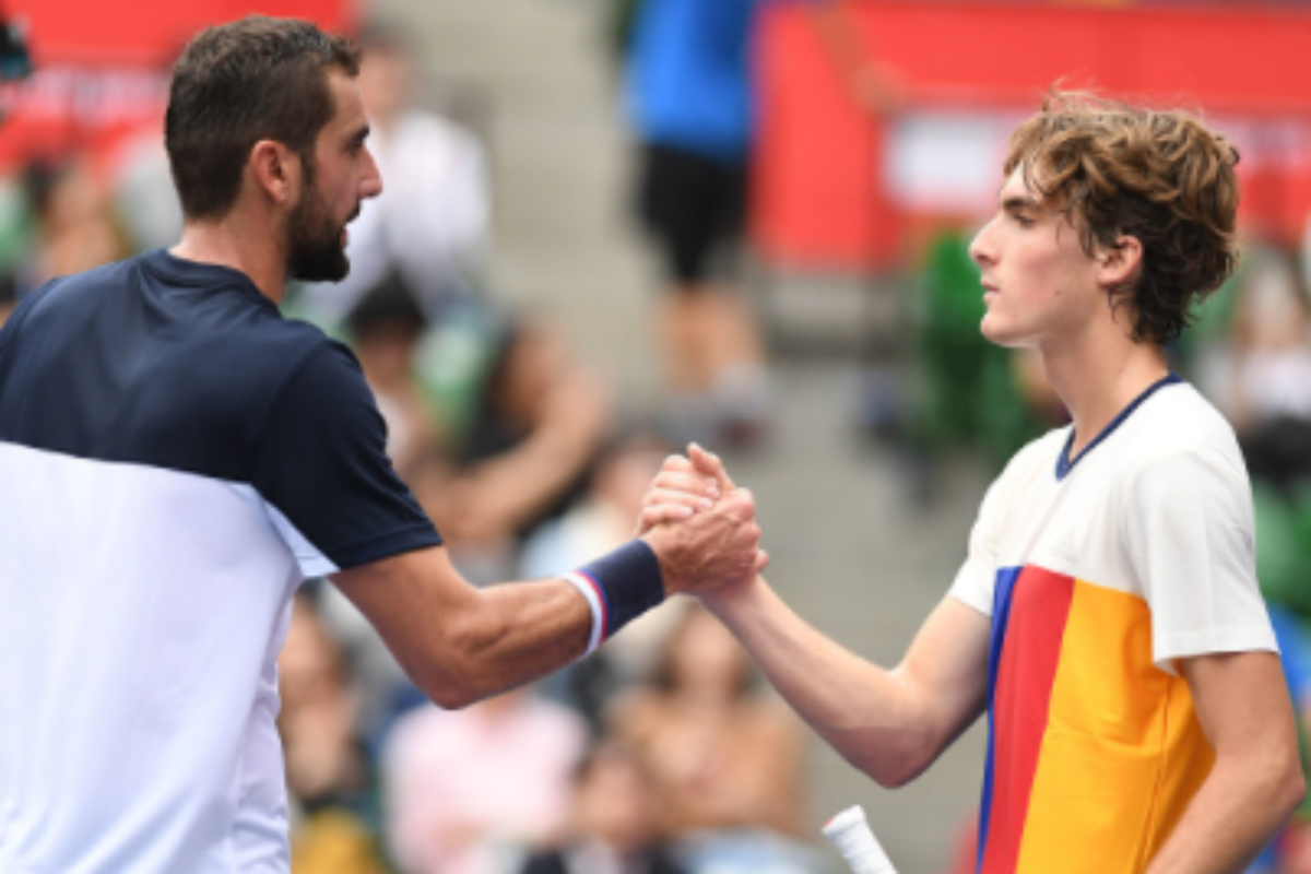 Ο Στέφανος έπαιξε με τον Cilic στο Rakuten Japan Open