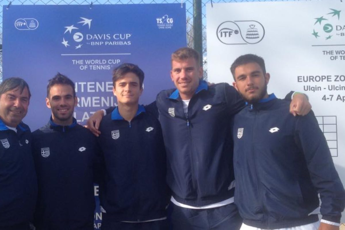 Η Εθνική στο Μαυροβούνιο για το Davis Cup