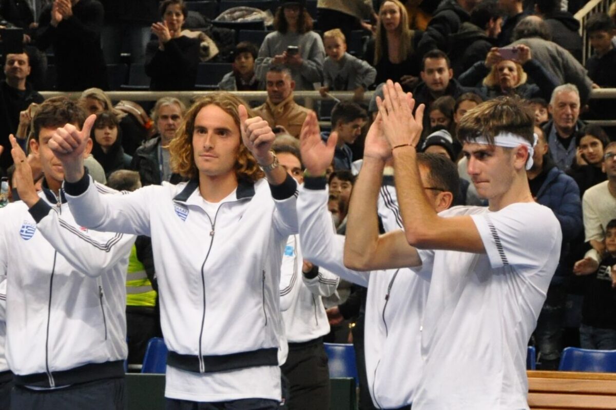 Davis Cup. Στέφανος και Αριστοτέλης έδωσαν το προβάδισμα με 2-0
